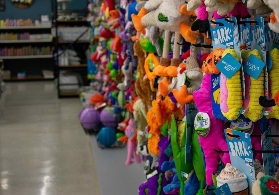 Inside the Pet Source pet supply store in Hendersonville, NC
